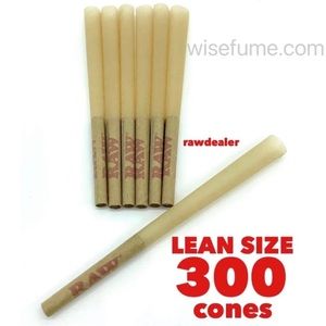 RAW classic lean size cone with filter tip 300pack